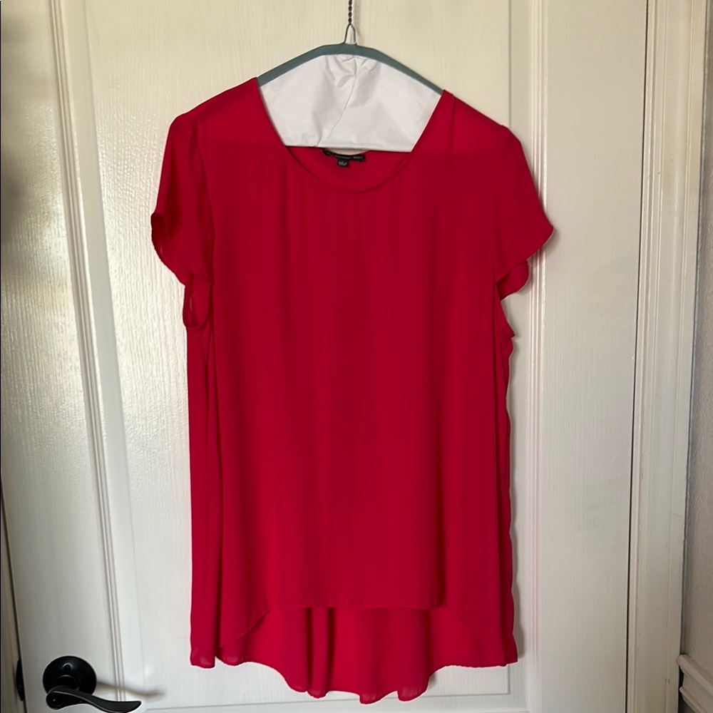 Elegant Red Women's Top